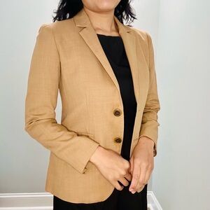 Super 120's JCREW 00P Blazer in Tan Color